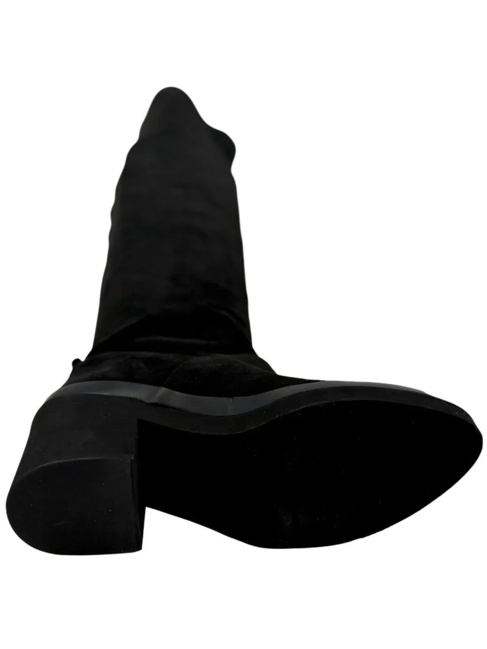 NIB Free People Black Spanish Suede Over The Knee Slouch Boots | Boho Whimsigoth